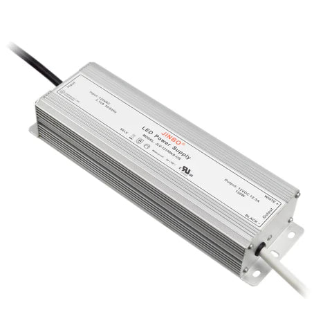 LED Power Supply - 150W - 12V DC - IP67 Waterproof - JLV-12150KA-US - UL Listed - Hyperdealss