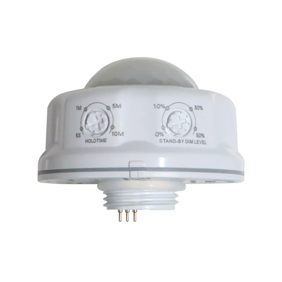 PIR Motion Sensor – Model 09 (2) Without Receptacle for HBF & LHBC LED Fixtures - Occupancy Sensor for Energy Efficiency - Hyperdealss
