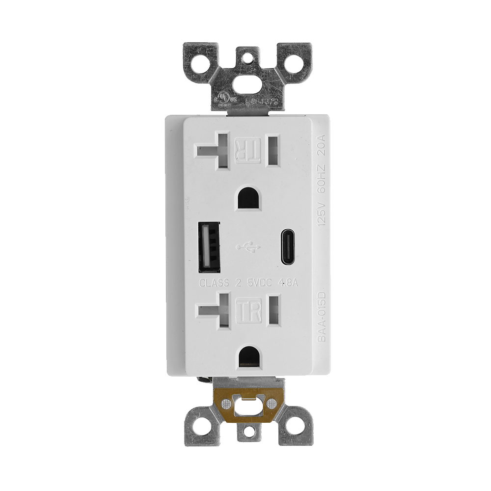 18W Quick Charge, Type-C, 3.6A, USB, 15A, Receptacle TR - Hyperdealss