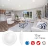 6-Inch Surface Mount Disk Light, 5CCT, 15W, 1050LM, CRI 90+, ETL/Energy Star/T24 - Hyperdealss