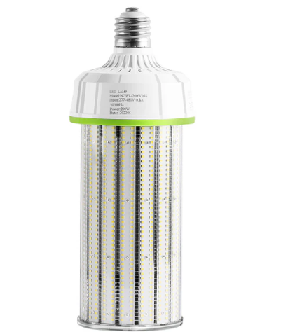 LED Corn Bulb, 250W, 37,500Lumens, 5700K, E39 Base, 277-480 VAC - Hyperdealss