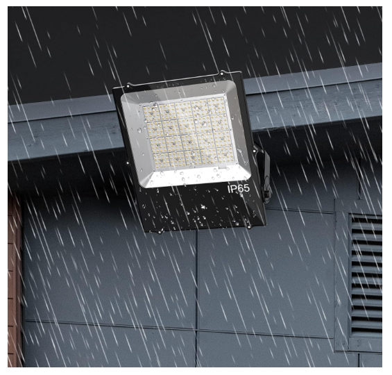 300W LED Flood Light, 36,000LM Super Bright Outdoor Security Light, 5000K Daylight, ETL Listed, Waterproof, 100-277V Commercial Area Lighting for Garage, Yard, Parking Lot - Hyperdealss